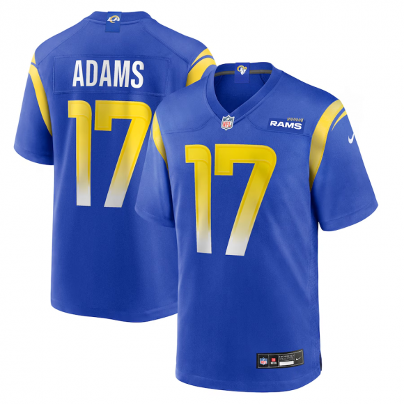 Men's Los Angeles Rams #17 Davante Adams Nike Game Player Royal Jersey