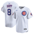 Men's Chicago Cubs Ian Happ Nike White 2025 MLB World Tour Tokyo Series Home Limited Player Jersey