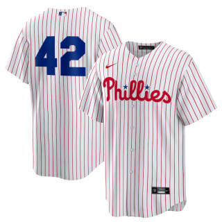 Men's Philadelphia Phillies Nike White Home 2025 Jackie Robinson Day Replica Jersey