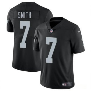 Youth Las Vegas Raiders #7 Geno Smith White 2025 F.U.S.E.Vapor Football Stitched Jersey