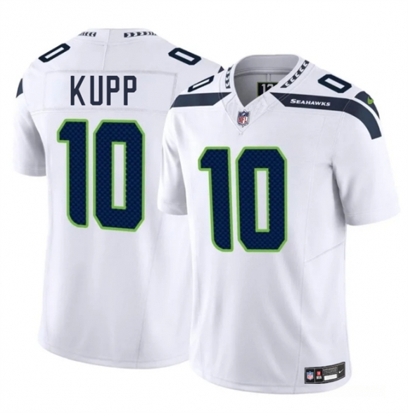 Youth Seattle Seahawks #10 Cooper Kupp White 2025 F.U.S.E. Vapor Limited Football Stitched Jersey