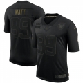 Men's Houston Texans #99 J.J. Watt 2020 Black Salute To Service Limited Stitched Jersey