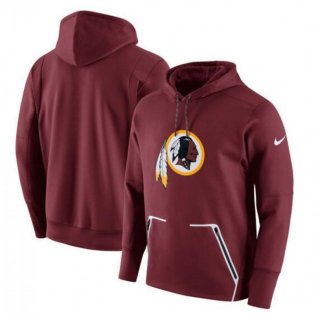 Men's Nike Washington Redskins Burgundy Champ Drive Vapor Speed Pullover Hoodie