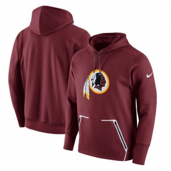 Men's Nike Washington Redskins Burgundy Champ Drive Vapor Speed Pullover Hoodie