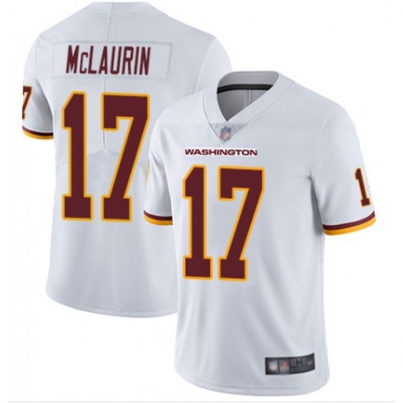 Men's Washington Football Team #17 Terry McLaurin White Vapor Untouchable Limited Stitched Jersey