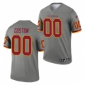 Men's Washington Football Team ACTIVE PLAYER Custom 2021 Gray Inverted Legend Stitched Jersey