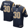 Nike Rams #30 Todd Gurley II Navy Blue Team Color Youth Stitched NFL Elite Jersey
