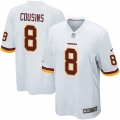 Nike Redskins #8 Kirk Cousins White Youth Stitched NFL Elite Jersey