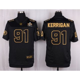 Nike Redskins #91 Ryan Kerrigan Black Men's Stitched NFL Elite Pro Line Gold Collection Jersey