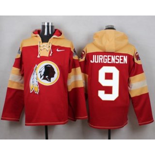 Nike Redskins #9 Sonny Jurgensen Burgundy Red Player Pullover NFL Hoodie