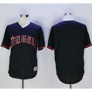 Angels of Anaheim Blank Black New Cool Base Fashion Stitched MLB Jersey
