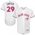 Blue Jays #29 Joe Carter White Flexbase Authentic Collection 2016 Mother's Day Stitched MLB Jersey