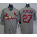 Cardinals #27 Jhonny Penalta Grey New Cool Base Stitched MLB Jersey