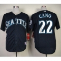 Mariners #22 Robinson Cano Navy Blue Cool Base Stitched MLB Jersey