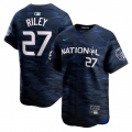 Men's Atlanta Braves #27 Austin Riley Royal 2023 All-star Cool Base Stitched Baseball Jersey
