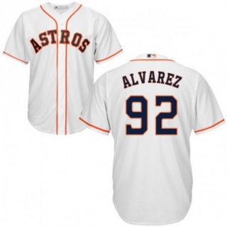 Men's Houston Astros Men's Houston Astros #92 Yordan Alvarez White Cool Base Stitched MLB Jersey Navy Cool Base Stitched MLB Jersey