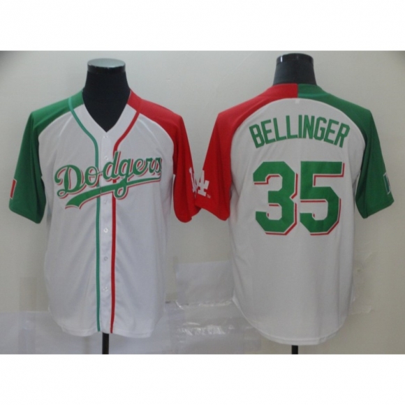 Men's Los Angeles Dodgers #35 Cody Bellinger Mexican Heritage Culture Night MLB Jersey