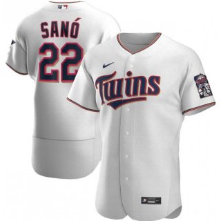 Men's Minnesota Twins #22 Miguel Sano White Flex Base Stitched MLB Jersey