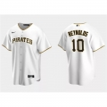 Youth Pittsburgh Pirates #10 Bryan Reynolds White Cool Base Stitched Baseball Jersey