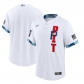 Men's Pittsburgh Pirates Blank 2021 White All-Star Cool Base Stitched MLB Jersey