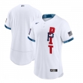 Men's Pittsburgh Pirates Blank 2021 White All-Star Flex Base Stitched MLB Jersey