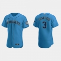 Men's Seattle Mariners #3 J.P. Crawford Royal Flex Base Stitched Jersey