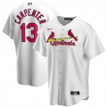 Men's St. Louis Cardinals #13 Matt Carpenter White Cool Base Stitched Jersey