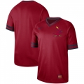 Men's St. Louis Cardinals Red Blank Cooperstown Collection Legend Stitched MLB Jersey