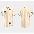 Men's Texas Rangers Blank Cream 2023 World Series City Connect Stitched Baseball Jersey