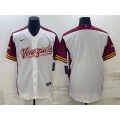 Men's Venezuela Baseball Blank 2023 White World Baseball Classic Stitched Jersey