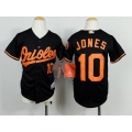 Orioles #10 Adam Jones Black Cool Base Stitched Youth MLB Jersey