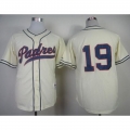 Padres #19 Tony Gwynn Cream 1948 Turn Back The Clock Stitched MLB Jersey