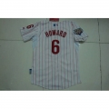 Phillies #6 Ryan Howard Stitched White Red Strip Youth MLB Jersey