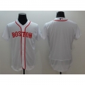 Red Sox Blank White Flexbase Authentic Collection Alternate Home Stitched MLB Jersey