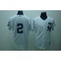 Yankees #2 Derek Jeter White GMS The Boss Stitched MLB Jersey