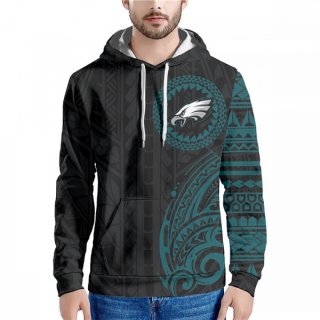 Men's Philadelphia Eagles Black/Green Hoodie