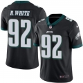Nike Eagles #92 Reggie White Black Men's Stitched NFL Limited Rush Jersey